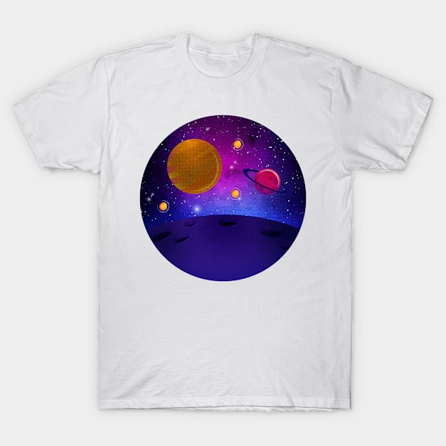 Space T-Shirt by HustleHardStore